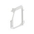 A18-43875-024 by FREIGHTLINER - Door Frame Assembly - Left Side, Aluminum, 1381.35 mm x 349.42 mm, 2 mm THK