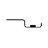 A18-45878-000 by FREIGHTLINER - Cab Assist Handle Bracket - Steel, 111.4 mm x 80 mm, 1.72 mm THK