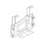 A18-58506-001 by FREIGHTLINER - Sleeper Cabinet Support Bracket - Left Side, Steel, 0.07 in. THK