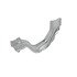 A18-58556-008 by FREIGHTLINER - Door Sill - Aluminum, 1377.21 mm x 146.5 mm, 2.54 mm THK