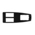 A18-63072-100 by FREIGHTLINER - Door Switch Trim Panel - ABS, Laser Black, 160.6 mm x 59.8 mm, 3 mm THK