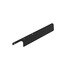 A18-63655-005 by FREIGHTLINER - Side Skirt - Right Side, Polyethylene, Black, 44 in. x 7.87 in., 0.13 in. THK