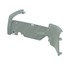 A18-63750-002 by FREIGHTLINER - Dashboard Cover - RH or LH, Polycarbonate/ABS, Slate Gray, 29.8 in. x 12.08 in.