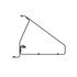 A18-67476-001 by FREIGHTLINER - Cowl Bracket - Right Side, Steel, Black, 0.19 in. THK
