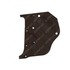 A18-68535-002 by FREIGHTLINER - Door Interior Trim Panel - Left Side, Thermoplastic Olefin, Dark Taupe, 862.54 mm x 859.32 mm