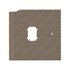 A18-69091-002 by FREIGHTLINER - Sleeper Side Panel Trim - Upholstery, Sidewall, Vent, Brown, Reinforced Glass Fiber, Left Hand