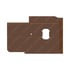 Freightliner A18-69092-003 Sleeper Side Panel Trim Sleeper Side Panel Trim - Upholstery, Sidewall, Vent, Brown, Polyester,