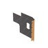A18-69092-400 by FREIGHTLINER - Sleeper Side Panel Trim - Upholstery, Sidewall, Vent, Fridge, TV Arm, Gray, Reinforced Glass Fiber, Right Hand