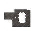 Freightliner A18-69092-700 Sleeper Side Panel Trim Sleeper Side Panel Trim - Upholstery, Sidewall, Window, Fridge, TV, Gray,