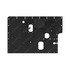 A18-69802-000 by FREIGHTLINER - Floor Pan Brace - Steel, Black, 31.22 in. x 24.25 in., 0.12 in. THK
