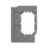Freightliner A18-71270-100 Sleeper Side Panel Trim Sleeper Side Panel Trim - Upholstery, Sidewall, Window, Gray, Polyester,