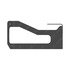 A18-71311-000 by FREIGHTLINER - Radiator Coolant Hose Bracket - Right Side, Steel, Black, 3.2 mm THK
