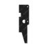 A18-69680-001 by FREIGHTLINER - Fascia Bracket - Steel, Black, 3.2 mm THK