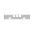 A21-28234-008 by FREIGHTLINER - Bumper - 18 in., Clad, Drop, Fog Lamps