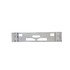 A21-28366-007 by FREIGHTLINER - Bumper - Front, 18 in., Flat, Raised, Steel, Chrome