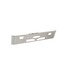 A21-28366-007 by FREIGHTLINER - Bumper - Front, 18 in., Flat, Raised, Steel, Chrome