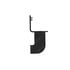A2128463001 by FREIGHTLINER - Bumper Cover Bracket - Steel, Black, 6.35 mm THK