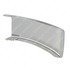 A21-26500-039 by FREIGHTLINER - Bumper End - Left Side, Steel, Silver, 633.52 mm x 353.52 mm, 3.42 mm THK