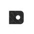 A21-28971-001 by FREIGHTLINER - Bumper Mounting Bracket - Steel, Black, 2 mm THK