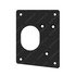A21-29018-001 by FREIGHTLINER - Bumper Mounting Bracket - Right Side, Steel, Chassis Black, 0.31 in. THK