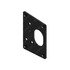 A21-29018-001 by FREIGHTLINER - Bumper Mounting Bracket - Right Side, Steel, Chassis Black, 0.31 in. THK