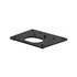 A21-29018-001 by FREIGHTLINER - Bumper Mounting Bracket - Right Side, Steel, Chassis Black, 0.31 in. THK