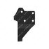 A21-28710-001 by FREIGHTLINER - Bumper Mounting Bracket - Right Side, Steel, Black, 7.95 mm THK