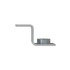 A22-48489-000 by FREIGHTLINER - Air Brake Hose Tender Mounting Bracket - Aluminum, 0.08 in. THK