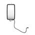 A22-49242-006 by FREIGHTLINER - Door Mirror - Assembly, Rearview, Outer, Velvac, Model2010, Remote, Left Hand