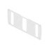 A22-51558-000 by FREIGHTLINER - Winter and Bug Grille Screen Kit - Polyester Reinforced With Nylon/Dacron, White, 1067.7 mm x 393.2 mm