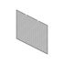 A22-41067-002 by FREIGHTLINER - Grille Screen - Aluminum, Black