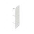 A2246123011 by FREIGHTLINER - Cab Extender Fairing Tab Trim - Aluminum, 0.06 in. THK