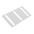 A22-61013-000 by FREIGHTLINER - Winter and Bug Grille Screen Kit - Polyester Reinforced With Nylon/Dacron, White, 849 mm x 443 mm