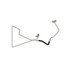 A22-61340-003 by FREIGHTLINER - A/C Hose - #8, 17.32 in., Assembly, MB4000, 1200-D2