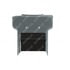 A22-63307-001 by FREIGHTLINER - Steering Column Cover - Santoprene, Shale Gray Dark, 269.75 mm x 267.96 mm