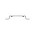A22-63767-000 by FREIGHTLINER - Radiator Coolant Hose Bracket - Steel, 0.13 in. THK