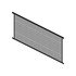 A2264075000 by FREIGHTLINER - Grille Screen - Aluminum, Black, 989.6 mm x 419.3 mm