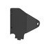 A22-65477-000 by FREIGHTLINER - Roof Air Deflector Mounting Bracket - Left Side, Steel, Black, 0.12 in. THK