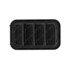 A22-66364-002 by FREIGHTLINER - Cab Door Vent - Solid, Black, Polypropylene