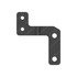 A22-66699-000 by FREIGHTLINER - Radiator Coolant Hose Bracket - Steel, Black, 94.1 mm x 62.7 mm, 0.17 in. THK