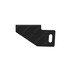 A22-69298-001 by FREIGHTLINER - Side Fairing Extender Bracket - Right Side, Steel, Black, 1.9 mm THK