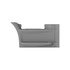 A22-69473-108 by FREIGHTLINER - Truck Fairing - Left Side, Thermoplastic Olefin, Silhouette Gray, 4 mm THK