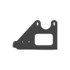 A22-69970-000 by FREIGHTLINER - Roof Air Deflector Mounting Bracket - Left Side, Steel, Black, 0.16 in. THK