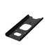 A22-71975-000 by FREIGHTLINER - Roof Air Deflector Mounting Bracket - Steel, 0.13 in. THK