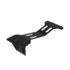 A22-75540-000 by FREIGHTLINER - Truck Fairing Step Bracket - Steel, Black, 549 mm x 180 mm, 0.12 in. THK