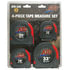 330 by ATD TOOLS - 4 Pc. SAE  Tape Measure Set