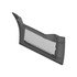 A22-75712-017 by FREIGHTLINER - Truck Fairing - Right Side, Polyolefin, Black, 4 mm THK