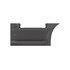 A22-75712-018 by FREIGHTLINER - Panel Reinforcement - Right Side, Polyolefin, Granite Gray, 4 mm THK