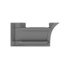 A22-75713-009 by FREIGHTLINER - Kick Panel Reinforcement - Right Side, Polyolefin, Black, 4 mm THK