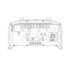 A22-74911-300 by FREIGHTLINER - Instrument Cluster - ICUC, US, 667K